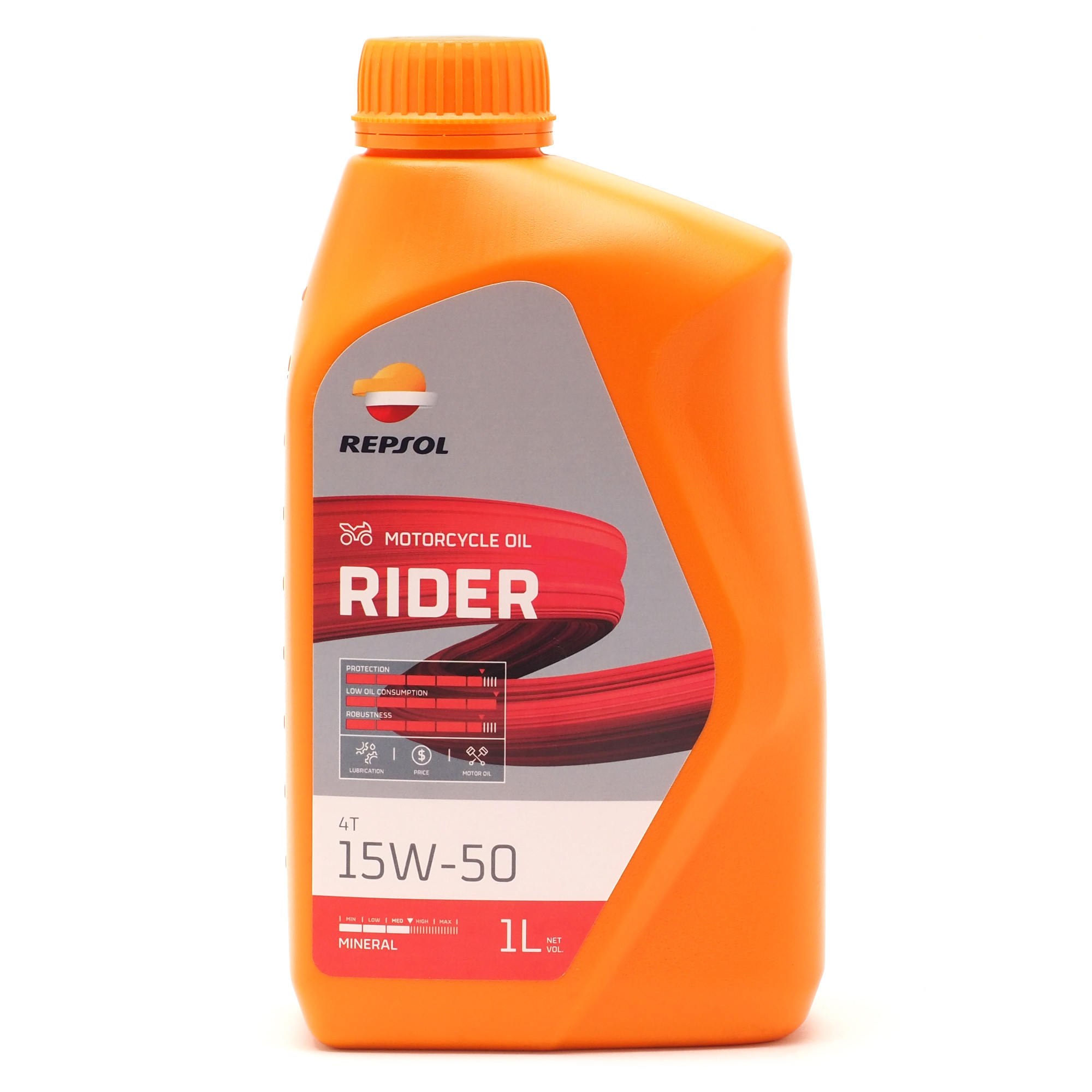 Repsol Motorrad Motoröl RIDER 4T 15W-50 1 Liter